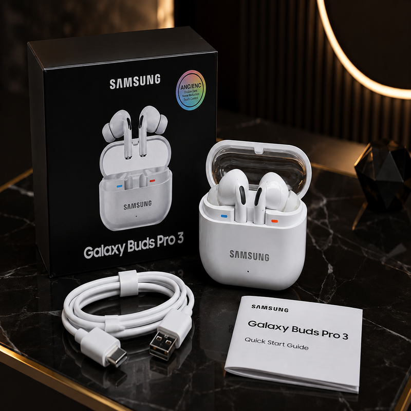 سماعات Galaxy Buds3 لاسلكية بتصميم عصري – ألوان متعددة