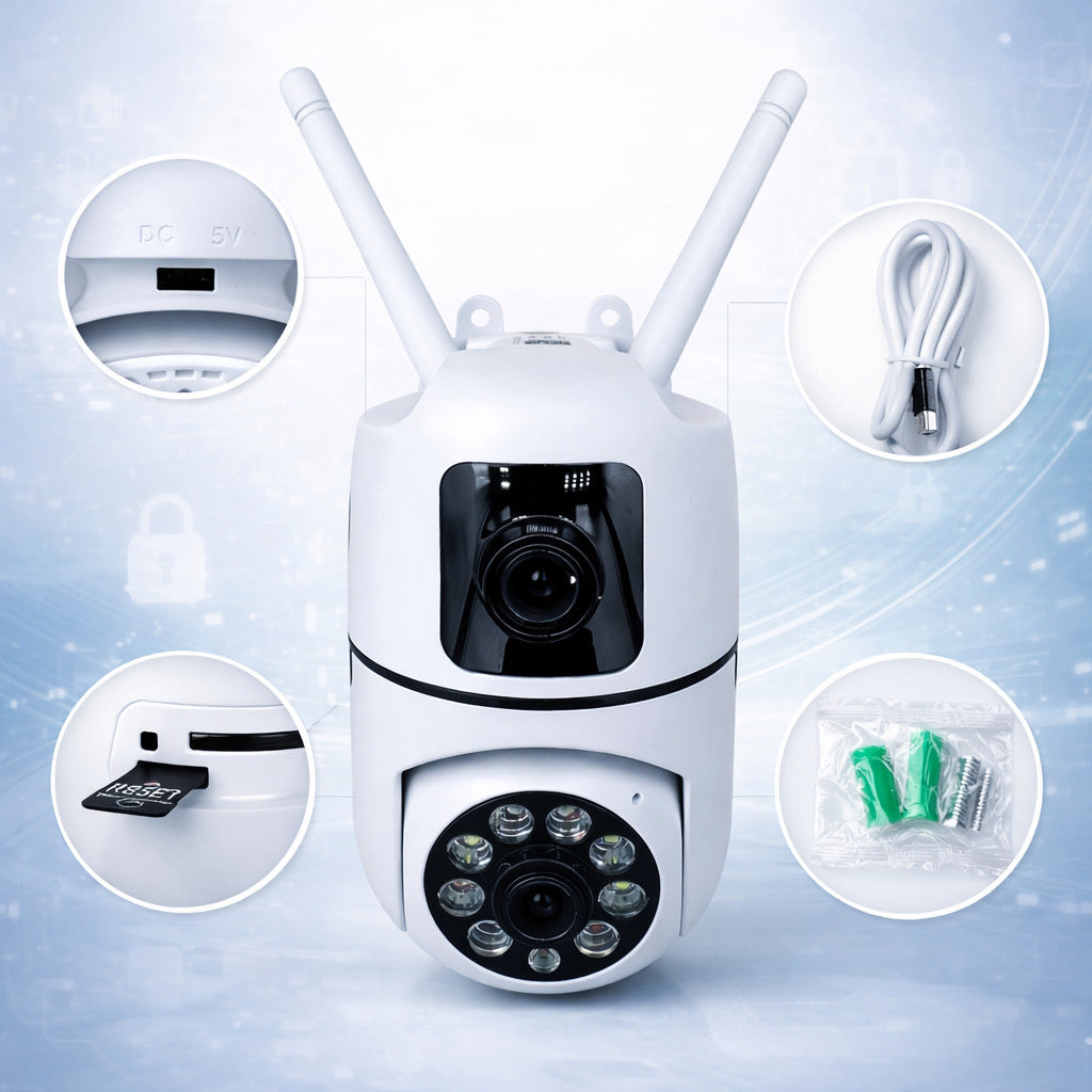 PACK 3 CAMERA BNC 360° 8MP