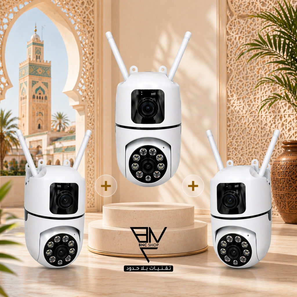 PACK 3 CAMERA BNC 360° 8MP