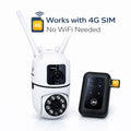 CAMERA BNC 360° 8MP SIM