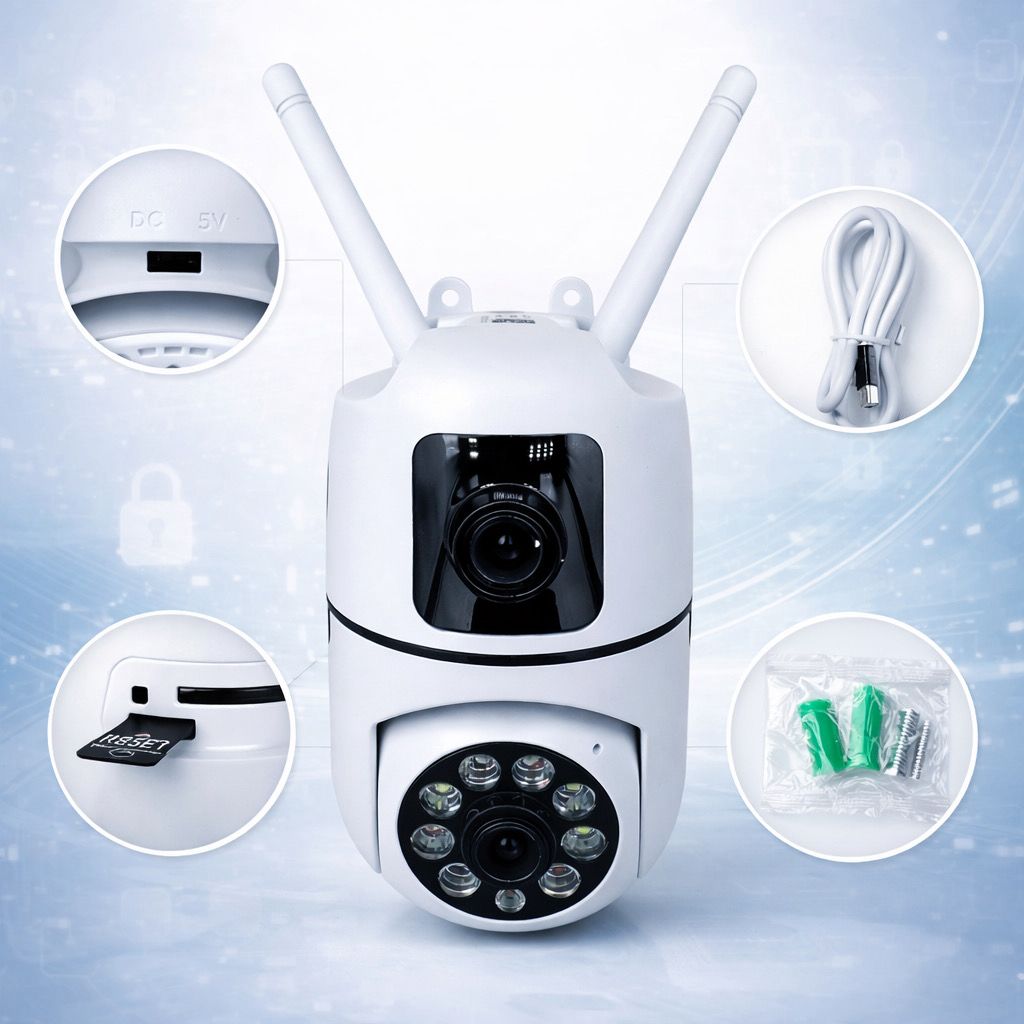 CAMERA BNC 360° 8MP SIM