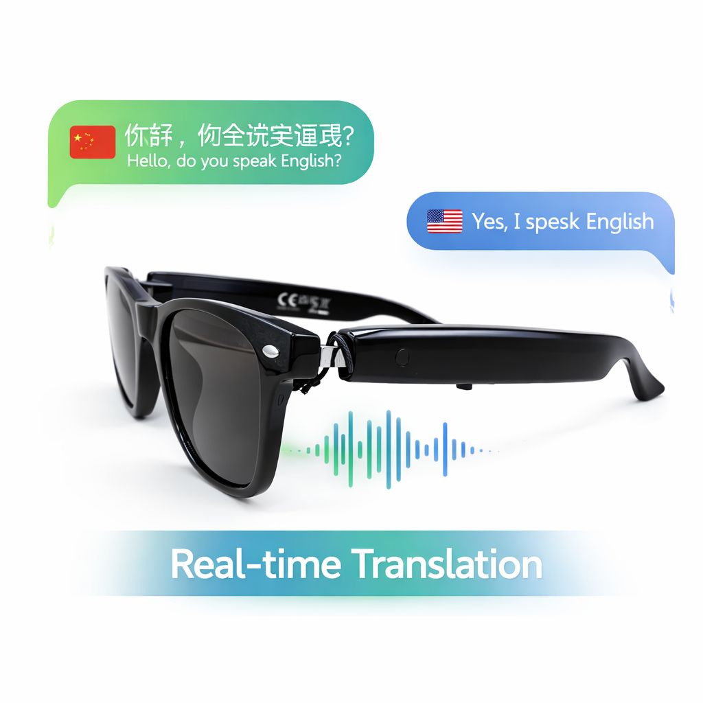 AI-powered translation glasses