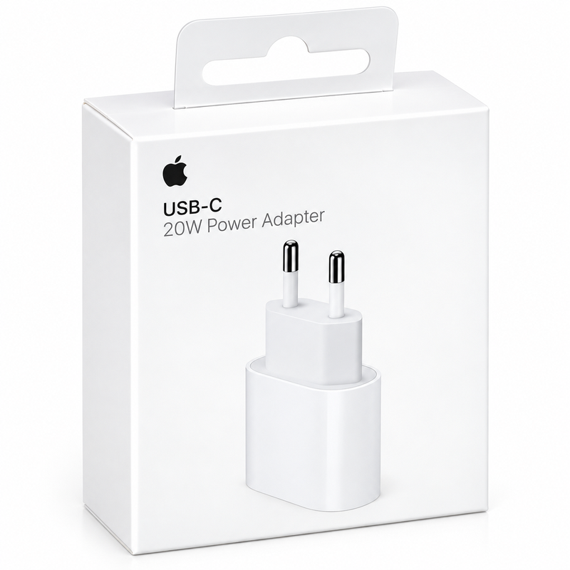 شاحن آيفون أصلي 20 واط مع كابل – شحن سريع وآمن